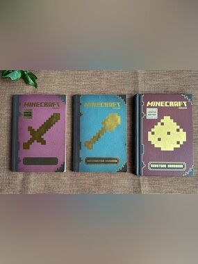 Three (3) Minecraft Books